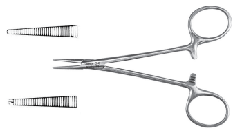 NAPOX Mosquito hemostatic forceps hooked