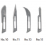 Spare blade scalpel 10-15