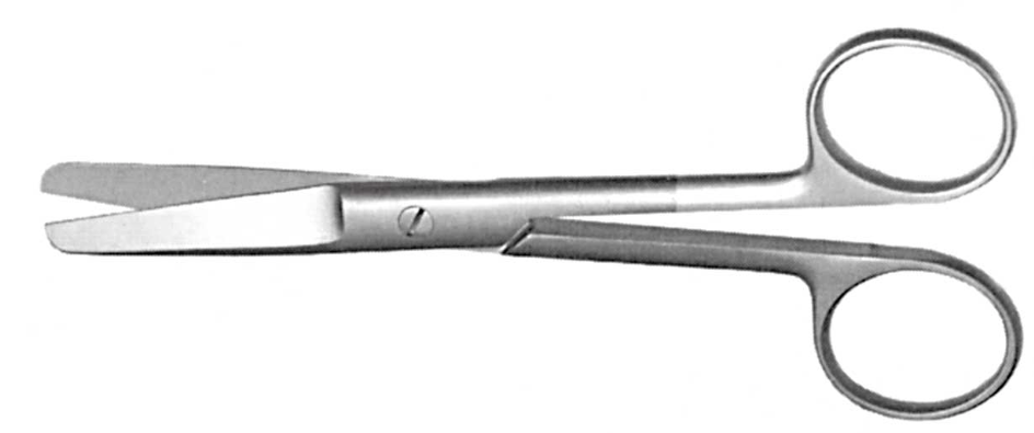 Leprex Curved scissors both blunt