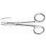 Leprex Iris scissors curved both sharp