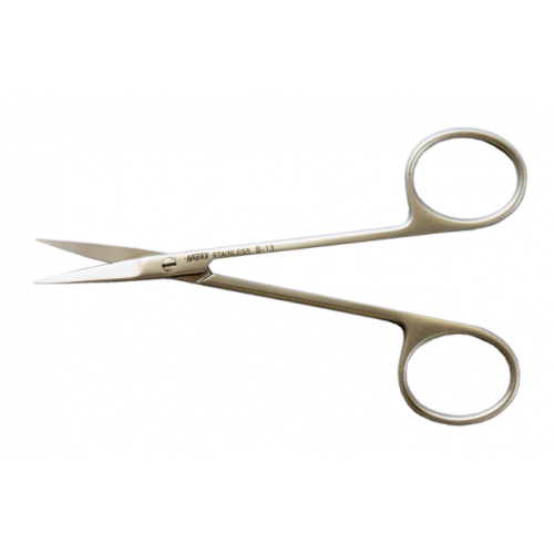 Leprex Iris scissors curved both sharp