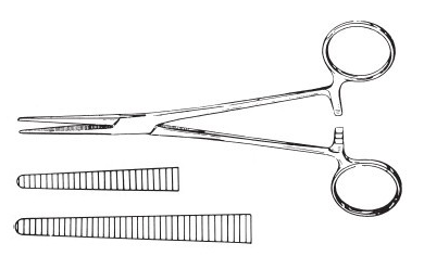 Leprex Straight pean hemostat forceps