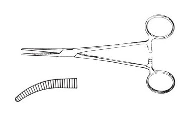 Leprex Curved pean hemostat forceps