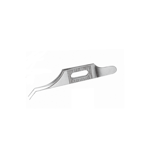 NAPOX Bent tip micro hookless tweezers